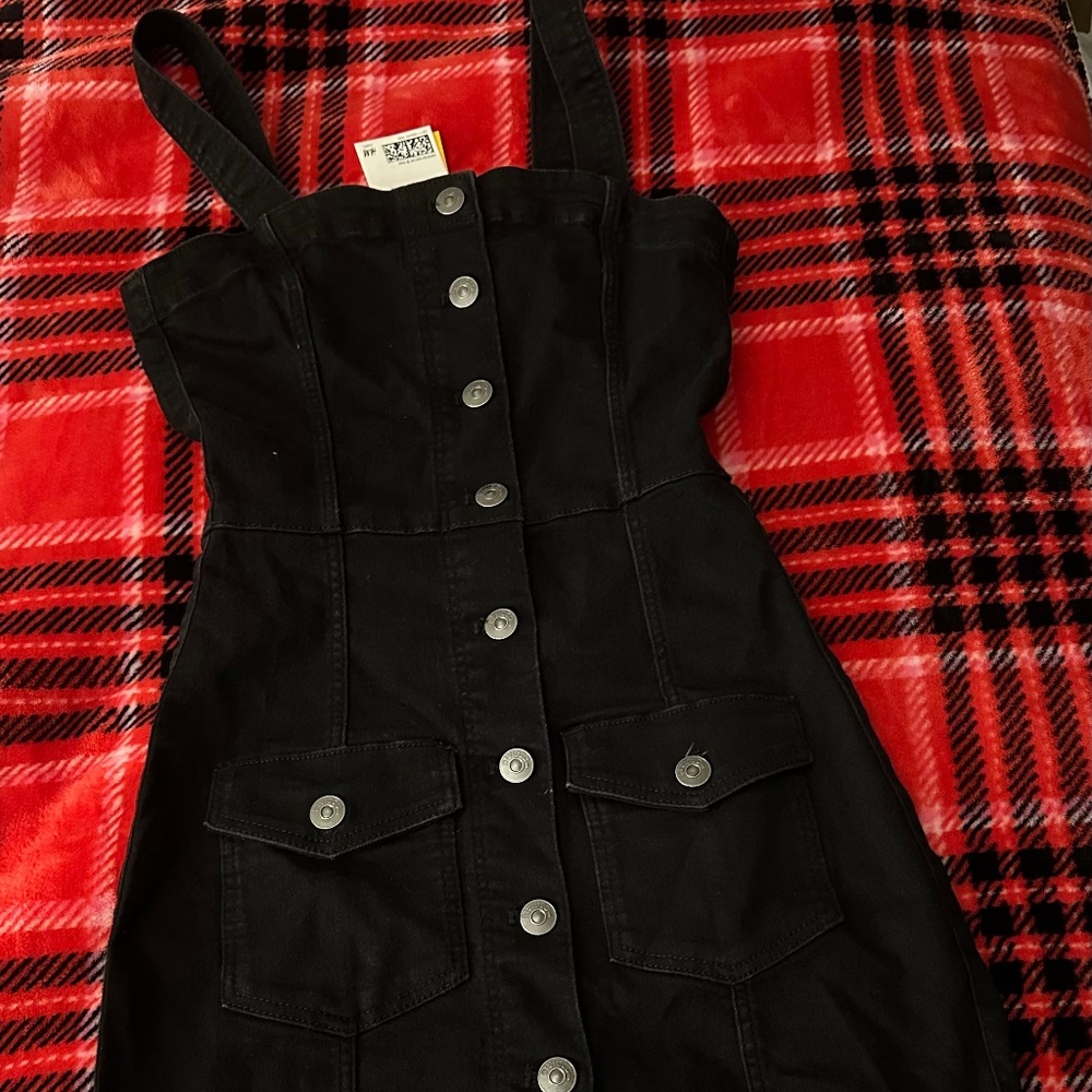 H&M button down denim dress - Picture 1 of 3